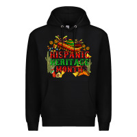Black national hispanic heritage month Premium Hoodie - BundleAndBundleShop