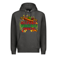 Charcoal Heather national hispanic heritage month Premium Hoodie - BundleAndBundleShop