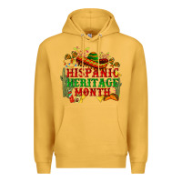 Mustard national hispanic heritage month Premium Hoodie - BundleAndBundleShop