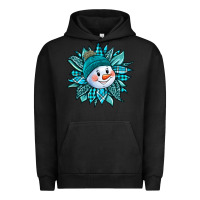 Pigment Black cute snowman winter sunflower Urban Hoodie - Jasminsmagicworld