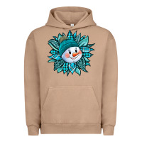Pigment Burro cute snowman winter sunflower Urban Hoodie - Jasminsmagicworld