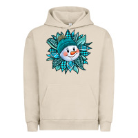 Pigment French Oak cute snowman winter sunflower Urban Hoodie - Jasminsmagicworld