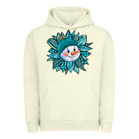 Pigment Pistachio cute snowman winter sunflower Urban Hoodie - Jasminsmagicworld