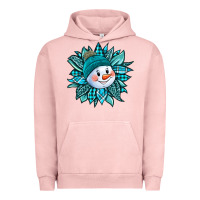 Pigment Salmon cute snowman winter sunflower Urban Hoodie - Jasminsmagicworld