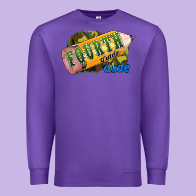 Fourth Grade Dude Premium Sweatshirt Designed By Ranaportraitstore