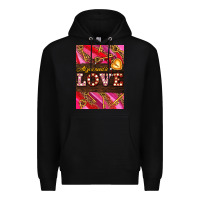 Black all you need is love Premium Hoodie - AdoDesignShop