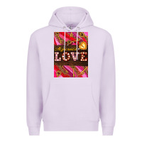 Lilac all you need is love Premium Hoodie - AdoDesignShop