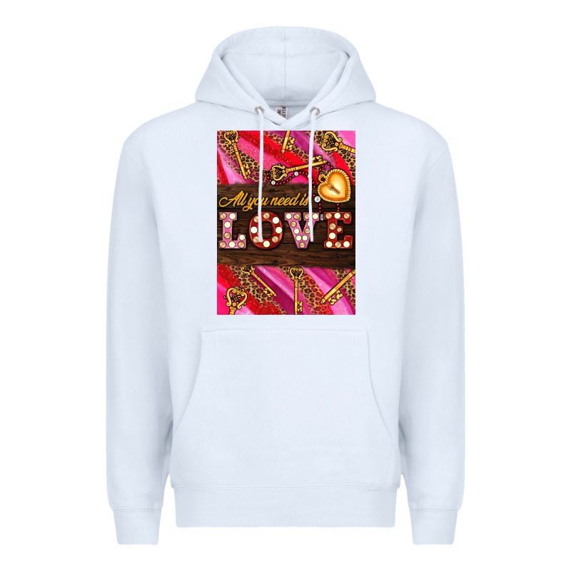 All You Need Is Love Premium Hoodie by AdoDesignShop | Teevron