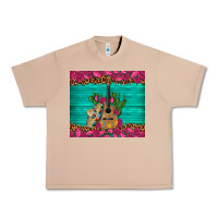 Burro mexican guitar roses cactus sombrero Urban Heavy Tee - Artiststas