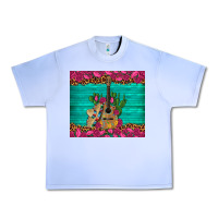Grape Ice mexican guitar roses cactus sombrero Urban Heavy Tee - Artiststas