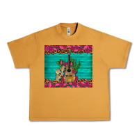 Peanut Butter mexican guitar roses cactus sombrero Urban Heavy Tee - Artiststas