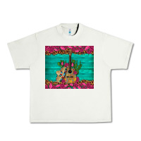 Pistachio mexican guitar roses cactus sombrero Urban Heavy Tee - Artiststas