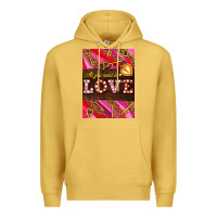 Antique Gold all you need is love Premium Hoodie - AdoDesignShop