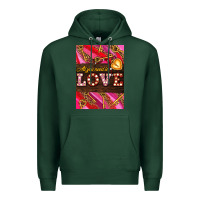 Sports Green all you need is love Premium Hoodie - AdoDesignShop