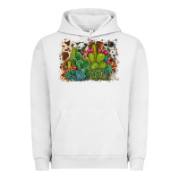 Pigment Lunar Rock watercolor cactus western background Urban Hoodie - BarkalooDesign