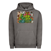 Pigment Tornado watercolor cactus western background Urban Hoodie - BarkalooDesign
