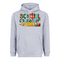Heather Grey school counselor Heavyweight Hoodie - texasbilliewilder