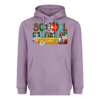 Lavender school counselor Heavyweight Hoodie - texasbilliewilder