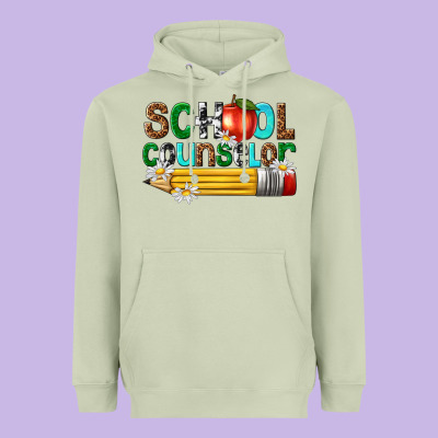 School Counselor Heavyweight Hoodie Designed By Texasbilliewilder