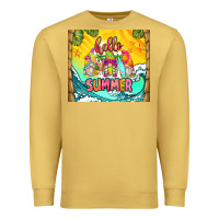 Antique Gold hello summer gnomes Premium Sweatshirt - Zillion Design Studio
