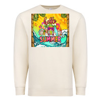 Sandshell hello summer gnomes Premium Sweatshirt - Zillion Design Studio