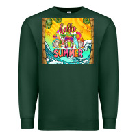 Sports Green hello summer gnomes Premium Sweatshirt - Zillion Design Studio