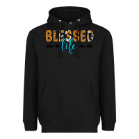 Black blessed life Heavyweight Hoodie - Zillion Design Studio