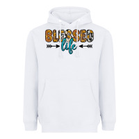 White blessed life Heavyweight Hoodie - Zillion Design Studio