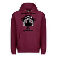 Burgundy Guns - When guns are outlawed I'll be outlaw Premium Hoodie - Bettercallsaul