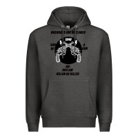Charcoal Heather Guns - When guns are outlawed I'll be outlaw Premium Hoodie - Bettercallsaul
