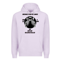Lilac Guns - When guns are outlawed I'll be outlaw Premium Hoodie - Bettercallsaul