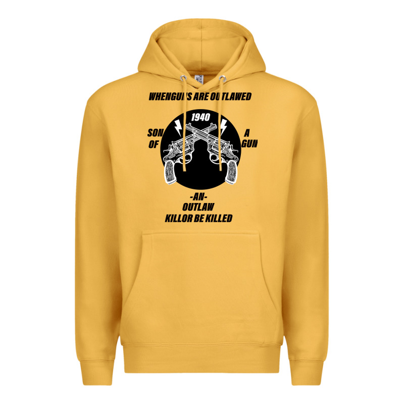 Guns - When Guns Are Outlawed I'll Be Outlaw Premium Hoodie by Bettercallsaul | Teevron
