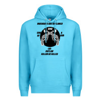 Ocean Blue Guns - When guns are outlawed I'll be outlaw Premium Hoodie - Bettercallsaul