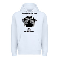 White Guns - When guns are outlawed I'll be outlaw Premium Hoodie - Bettercallsaul