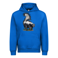 Cobalt skunk Urban Hoodie - LillyAllenDesigns