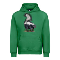 Emerald skunk Urban Hoodie - LillyAllenDesigns