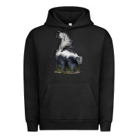 Pigment Black skunk Urban Hoodie - LillyAllenDesigns