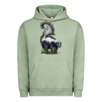 Pigment Oil Green skunk Urban Hoodie - LillyAllenDesigns