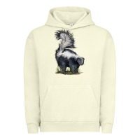 Pigment Pistachio skunk Urban Hoodie - LillyAllenDesigns
