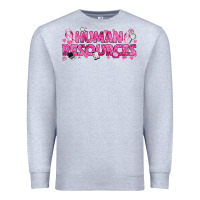 Heather Grey Breast Cancer Human Resources Premium Sweatshirt - texasbilliewilder