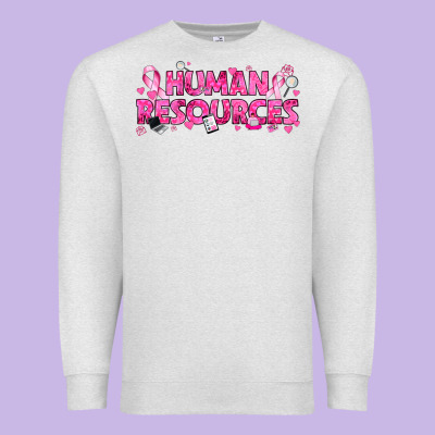 Breast Cancer Human Resources Premium Sweatshirt Designed By Texasbilliewilder