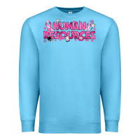 Ocean Blue Breast Cancer Human Resources Premium Sweatshirt - texasbilliewilder