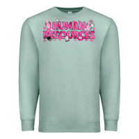 Seafoam Breast Cancer Human Resources Premium Sweatshirt - texasbilliewilder