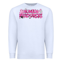 White Breast Cancer Human Resources Premium Sweatshirt - texasbilliewilder