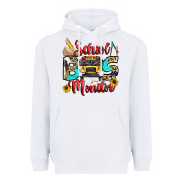 White school bus monitor Heavyweight Hoodie - texasbilliewilder