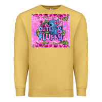 Antique Gold cute and fluffy stitch Premium Sweatshirt - Zillion Design Studio