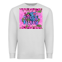 Dove Grey cute and fluffy stitch Premium Sweatshirt - Zillion Design Studio