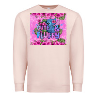 Pale Pink cute and fluffy stitch Premium Sweatshirt - Zillion Design Studio