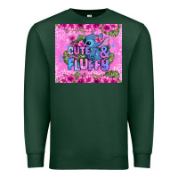 Sports Green cute and fluffy stitch Premium Sweatshirt - Zillion Design Studio