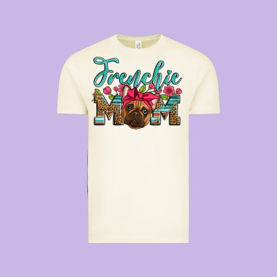 French Bulldog Mom Vintage Tee Designed By Artiststas